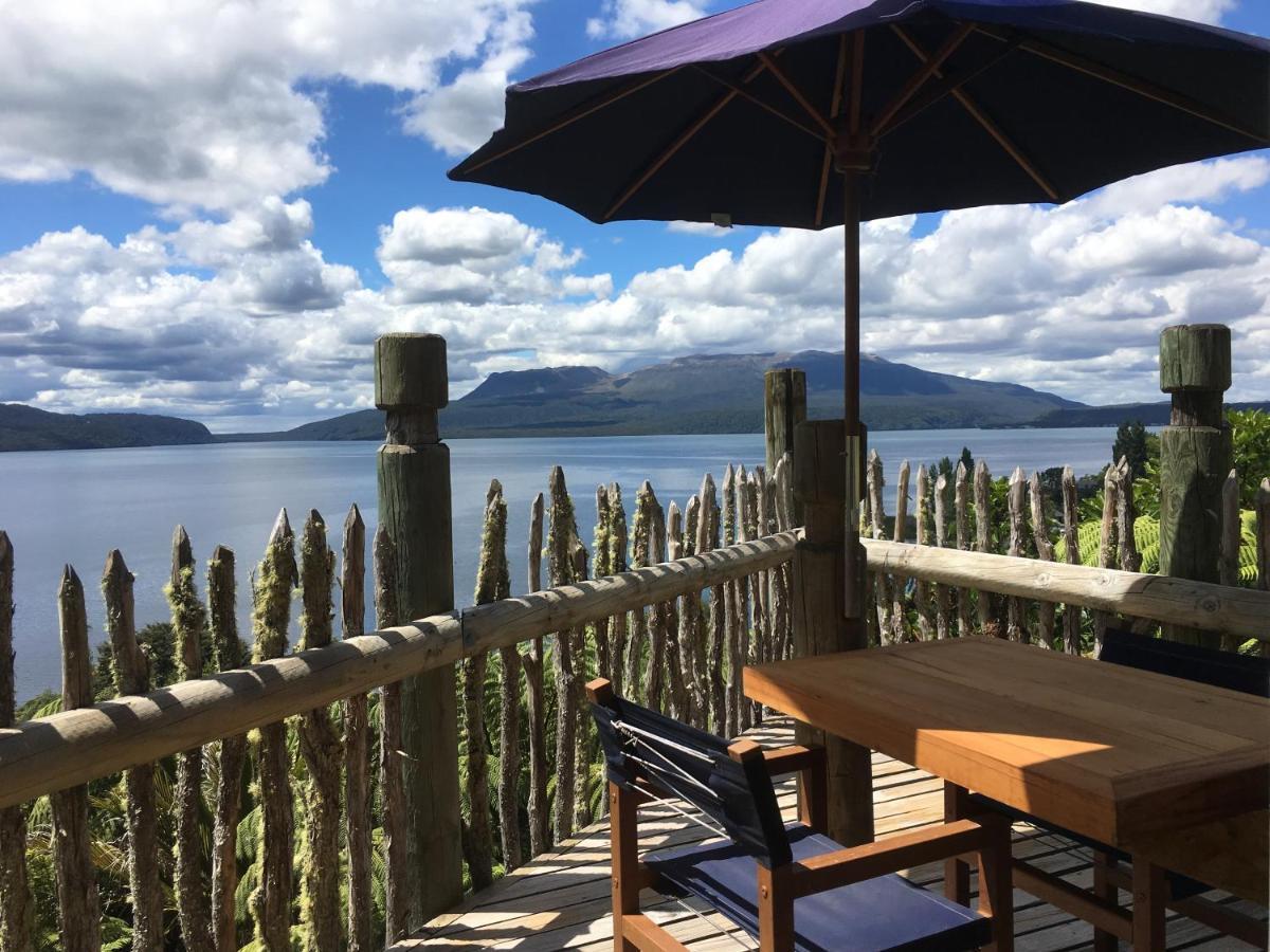 Te Whare -Lake Tarawera Tree-Top Nest Hotel Exterior photo